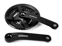Шатуны Shimano TY FC-TY301 24/34/42Т 170 мм чёрные