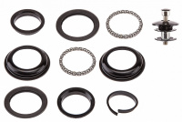 Детали рулевой колонки  H369M 1-1/8" безрезьбовая полуинтегрированная стальная чёрная