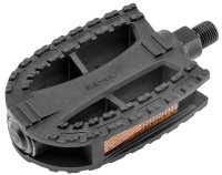 Педали FP-618 Feimin ось 1/2" пластиковые чёрные